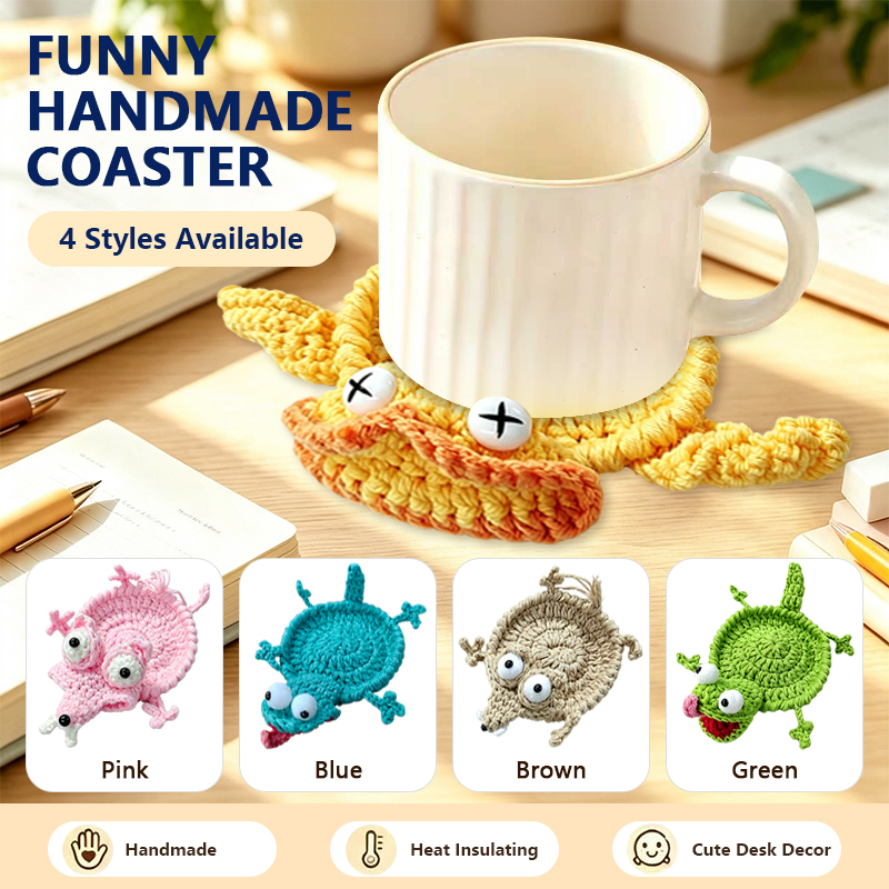 Cute Crochet Animal Coaster Ha - огляд і ціна Home And Textiles Today