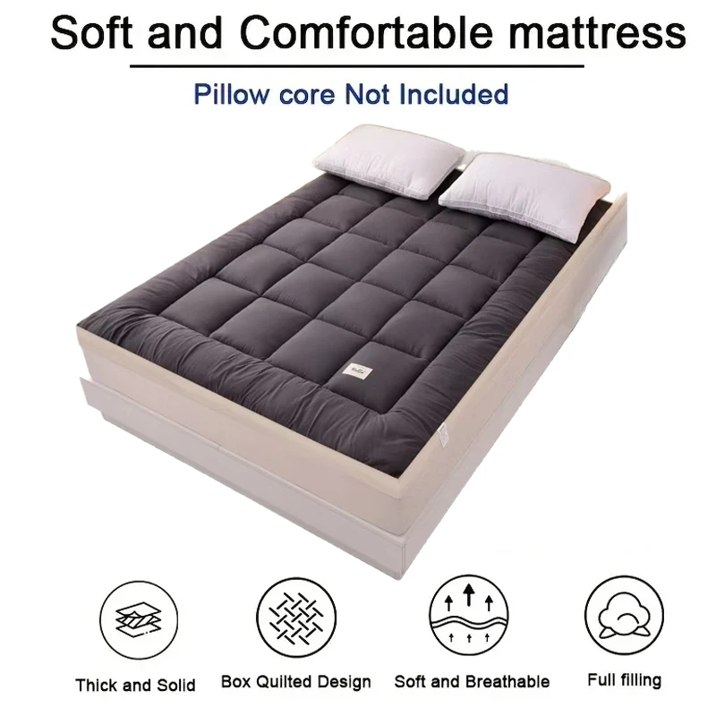 Thicken Fluffy Mattress Twin F - огляд і ціна Mattress Pad Topper