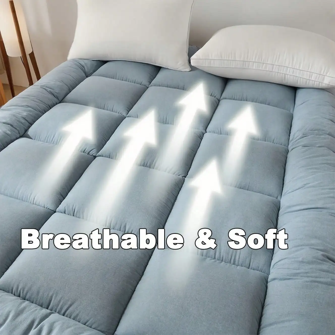 900GSM King Mattress Topper Th - огляд і ціна Mattress Pad Topper