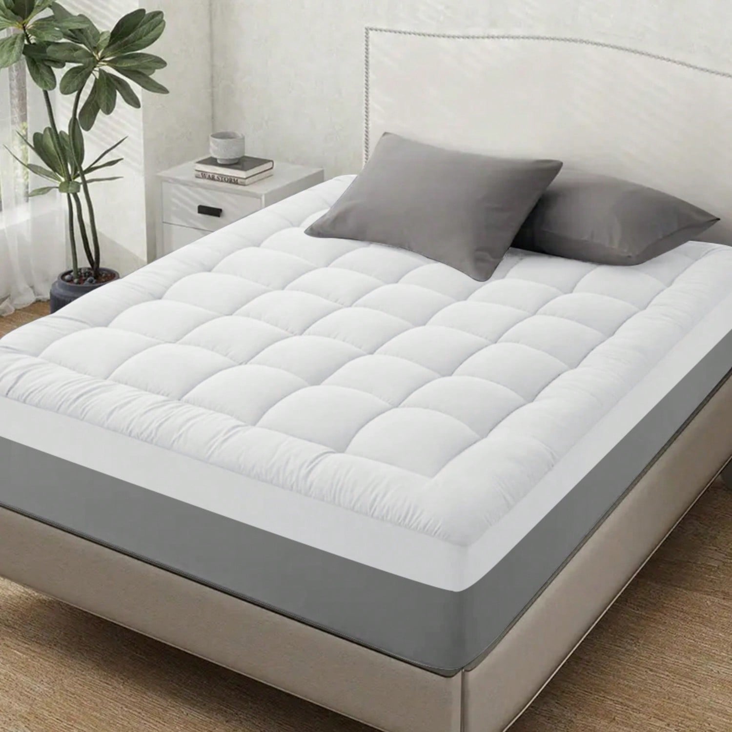 Thick Quilted Mattress Pad - U - огляд і ціна Mattress Pad Topper