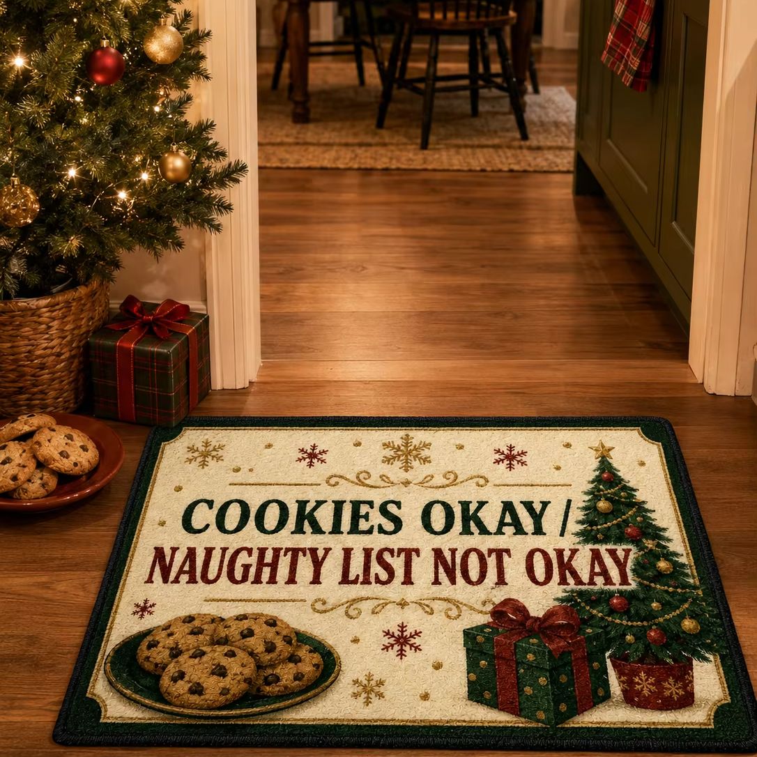 Christmas Doormat Cookies Okay - огляд і ціна Home Textiles List