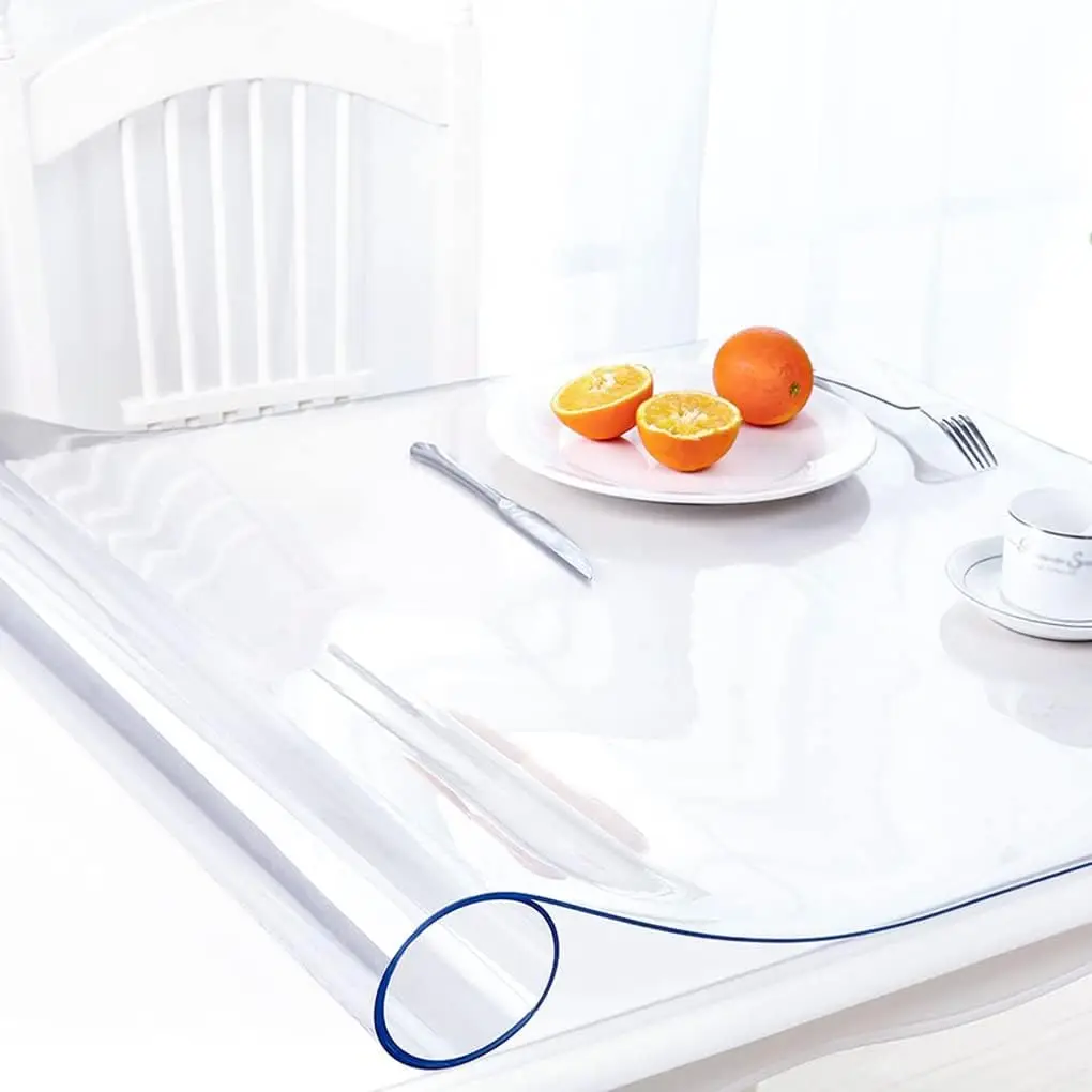 Clear Vinyl Tablecloth Cover,  - огляд і ціна Home Textiles News