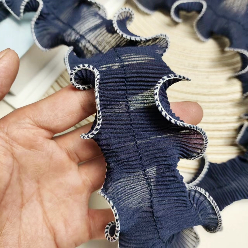Dark blue Chiffon center Pleat - огляд і ціна Home Textiles Factory